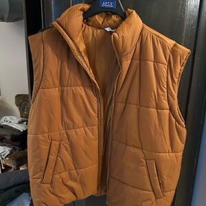 DSG Women's Orange Puffer Vest